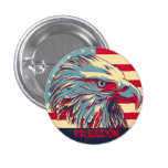 Botón americano de Eagle de la libertad Pin