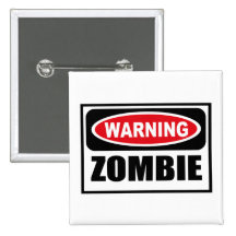 Botón amonestador del ZOMBI Pins