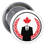 Botón anónimo de Canadá Pin
