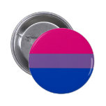 Botón bisexual de la bandera del orgullo