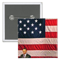 Botón blando patriótico Obama 2012 Pins