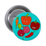 Botón caliente y Zesty del arte del Doodle de las  Pin