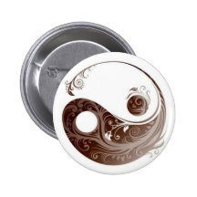 Botón chino del tatuaje pin