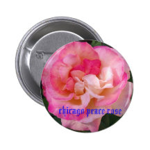 botón color de rosa pin