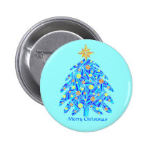 Botón colorido del personalizable del árbol de nav pins