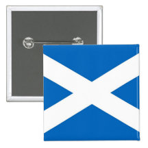 Botón con la bandera de Escocia Pins