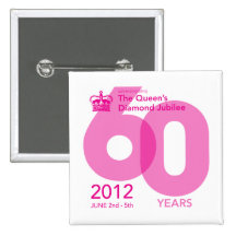 Botón conmemorativo del jubileo de diamante [bloqu pin