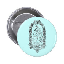 Botón cristiano de los símbolos pins