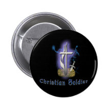 botón cruzado cristiano pin