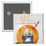 Botón cuadrado de "M.C.Z.I.G. " Pins