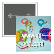 Botón cuadrado pin