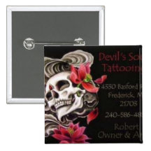 Botón cuadrado pin