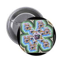 Botón cubista del Goofball del Bebop Pins