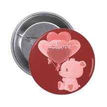 Botón de amor de Teddybear Pins