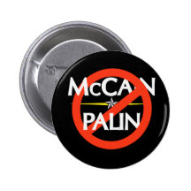 Botón de Anti-McCain/Palin Pin
