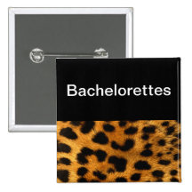 Botón de Bachelorette del leopardo Pins