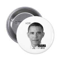 Botón de Barack Obama 2012 del voto Pins