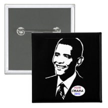 Botón de Barack Obama Pin