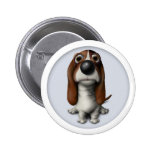 Botón de Basset Hound Pins