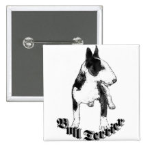 Botón de bull terrier pins