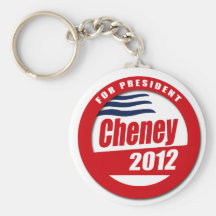Botón de Cheney 2012 Llaveros Personalizados