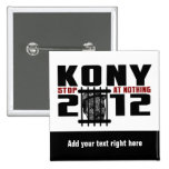 Botón de Customizeable KONY 2012 Pins