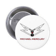Botón de encargo de Michael Mercury Pin