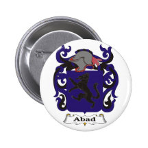 Botón de escudo de armas de Abad Pin