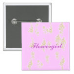 Botón de Flowergirl Pin