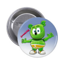 Botón de Gummibär en azul Pin