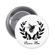Botón de la abeja reina