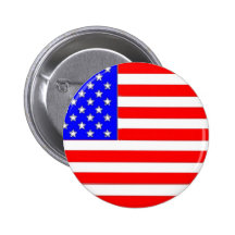 Botón de la bandera americana pin
