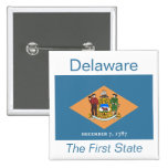 Botón de la bandera de Delawarean