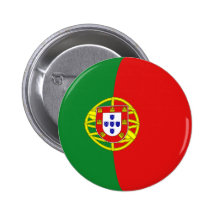 Botón de la bandera de Portugal Fisheye