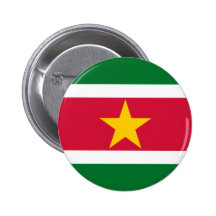 Botón de la bandera de Suriname Pins