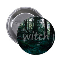 Botón de la bruja del bosque pin