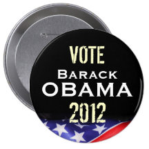 Botón de la campaña de Barack Obama 2012 del voto