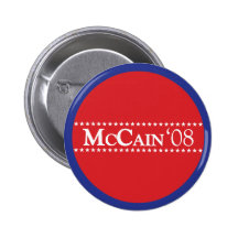 Botón de la campaña de John McCain Pins