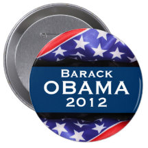 Botón de la campaña de OBAMA 2012 Pin