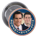 Botón de la campaña de Romney-Ryan 2012