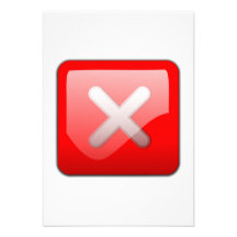 Botón de la cancelación del ordenador comunicados personalizados
