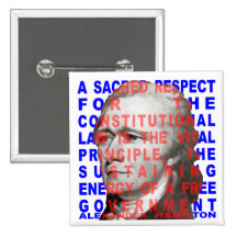 Botón de la cita de Alexander Hamilton Pin