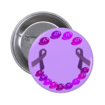 Botón de la conciencia de ADHD (personalizable) Pin