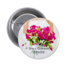Botón de la dama de honor pin