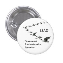 Botón de la educación del gobierno y de la adminis pins