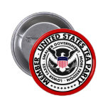 Botón de la fiesta del té de Estados Unidos Pin