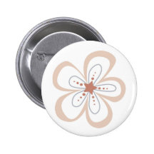 Botón de la flor del Hippie Pins