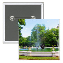 Botón de la fuente de Neptuno Pins