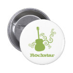 Botón de la guitarra de Rockstar, LimeGreen2 Pins