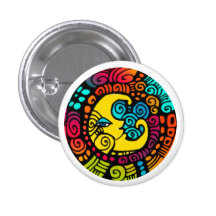 Botón de la luna pin